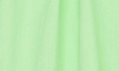Shop Habitual Kids' Ruffle Crossover Cotton Blend Dress In Light Green