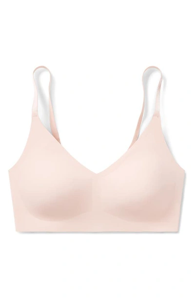 True & Co. True Body Triangle Convertible Strap Bralette In Peony