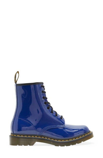Shop Dr. Martens' 1460 Water-repellent Leather Boot In Blue