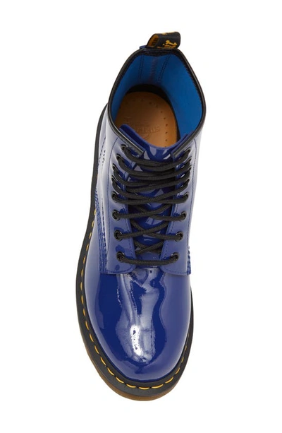 Shop Dr. Martens' 1460 Water-repellent Leather Boot In Blue
