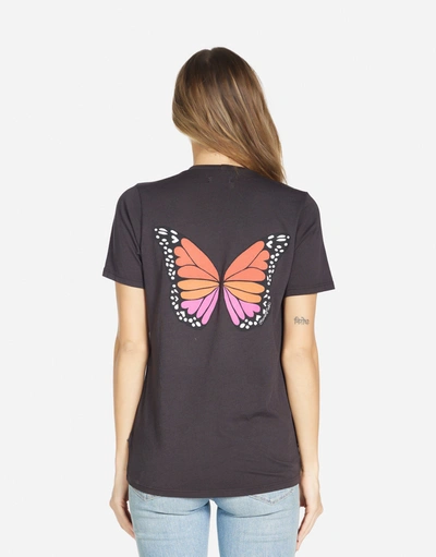 Shop Lauren Moshi Croft Butterfly Wings In Onyx