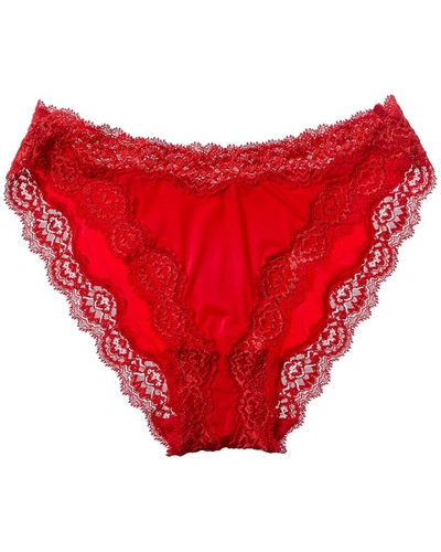 Shop Wacoal Softly Styled Hi-leg Bikini In Red