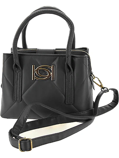 Bebe Womens Quilted Faux Leather Satchel Handbag In Black | ModeSens