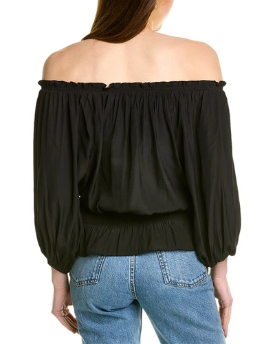 Shop Ramy Brook Riley Blouse In Black