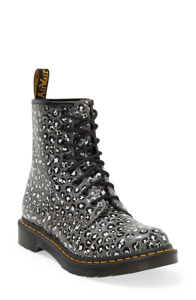 Shop Dr. Martens' 1460 Lace-up Boot In Grey Leopard