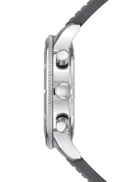 Porsamo Bleu Poramo Bleu Men's Brandon Silicone Strap Watch 1013cbrr In Grey