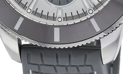 Porsamo Bleu Poramo Bleu Men's Brandon Silicone Strap Watch 1013cbrr In Grey