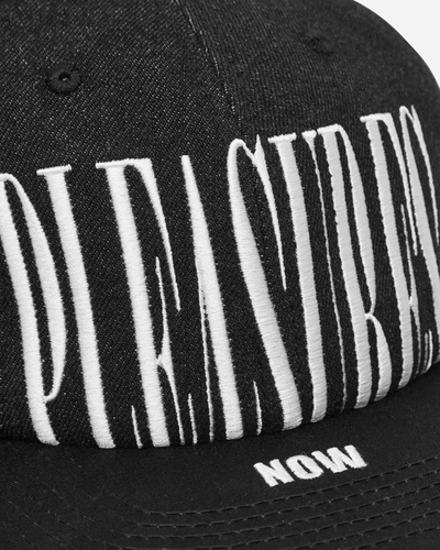 Pleasures Stretch Snapback In Black