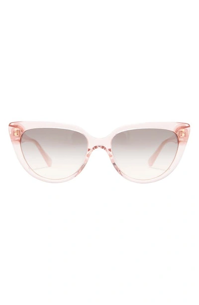 Shop Kate Spade 53mm Alijah Cat Eye Sunglasses In Pink/ Grey Fuschia