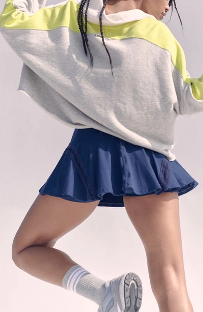 Fp Movement Pleats & Thank You Skort In Midnight Navy