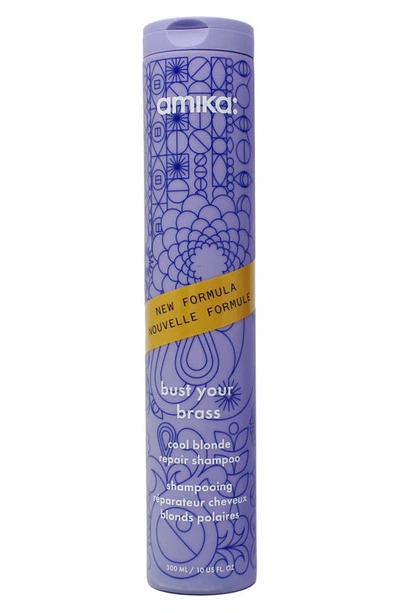 Shop Amika Bust Your Brass Cool Blonde Shampoo