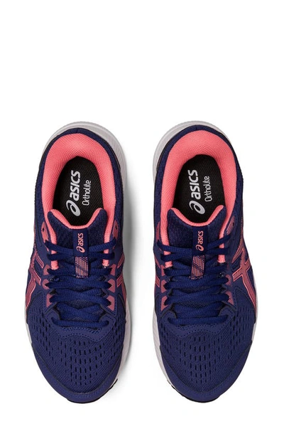 Shop Asics Gel-contend 8 Standard Sneaker In Indigo Blue/ Papaya