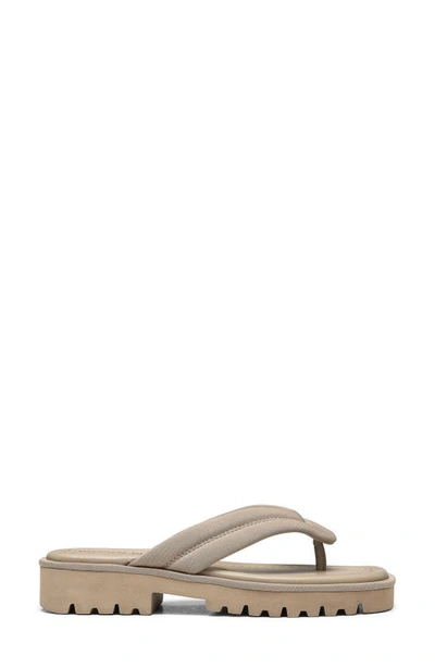 Donald Pliner Women's Slip On Thong Platform Slide Sandals In Light Taupe