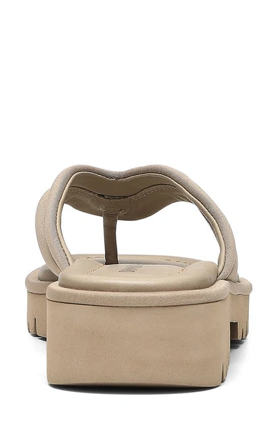 Donald Pliner Women's Slip On Thong Platform Slide Sandals In Light Taupe
