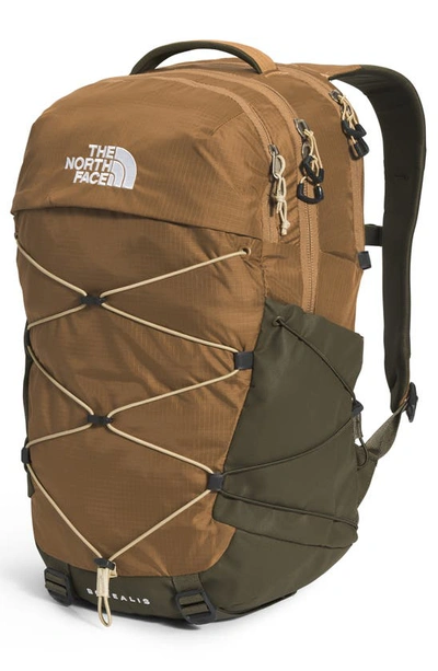 Shop The North Face Kids' Borealis Backpack In Taupe Green/brown/gravel