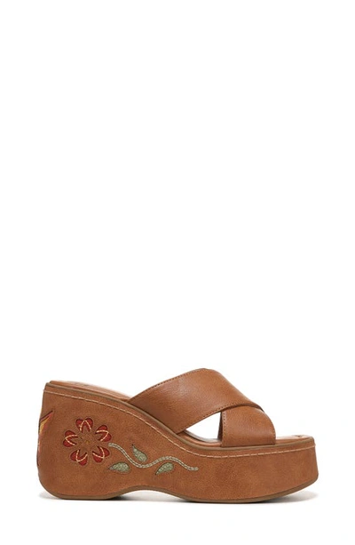 Shop Zodiac Nessa Platform Wedge Sandal In Caramel
