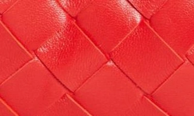 Shop Bottega Veneta Mini Jodie Leather Hobo In 6572 Redstone-gold