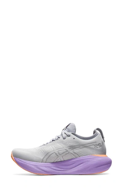 Shop Asics Gel-nimbus® 25 Running Shoe In Piedmont Grey/ Pure Silver