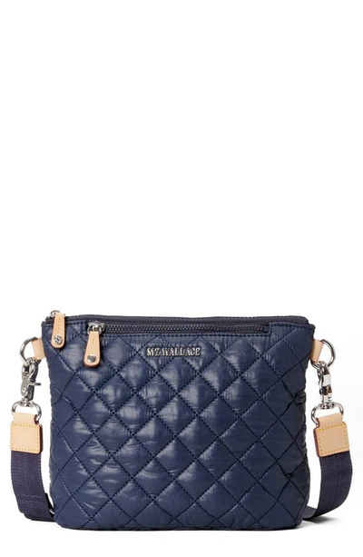 Shop Mz Wallace Scout Quilted Nylon Crossbody Bag In Dawn