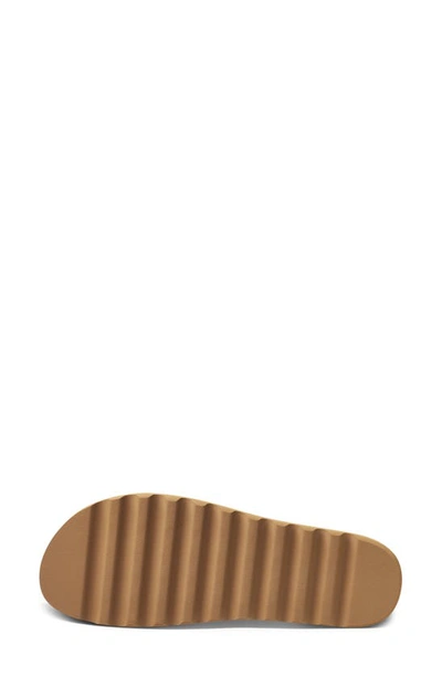 Shop Reef Cushion Vista Hi Slide Sandal In Chocolate