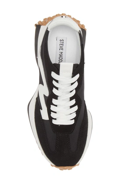 Shop Steve Madden Campo Sneaker In Black/ Whte