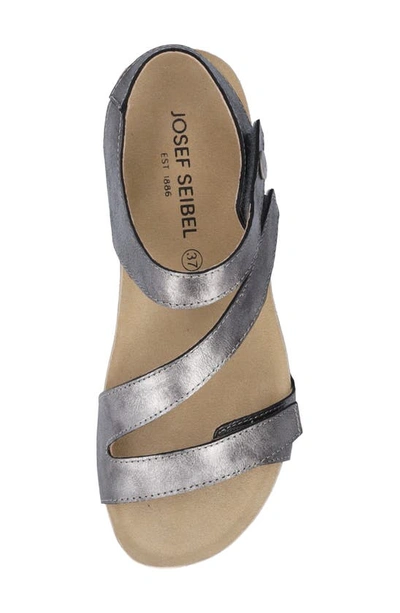 Shop Josef Seibel 'tonga' Leather Sandal In Anthrazite