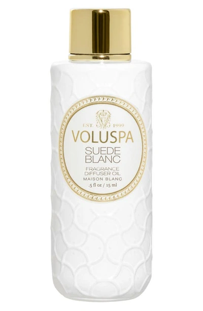 Shop Voluspa Ultrasonic Fragrance Diffuser Oil In Suede Blanc