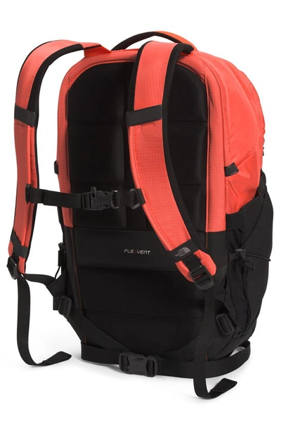 Shop The North Face Borealis Water Repellent Backpack In Retro Orange/ Black