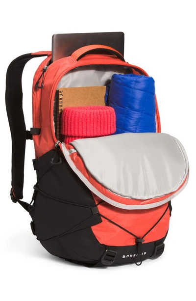 Shop The North Face Borealis Water Repellent Backpack In Retro Orange/ Black