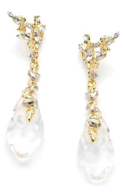 Shop Alexis Bittar Dream Rain Linear Drop Earrings In Gold