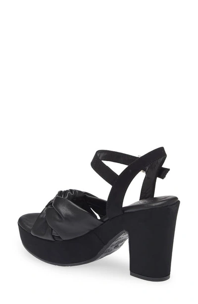 Shop Cordani Lola Knotted Platform Sandal In Black