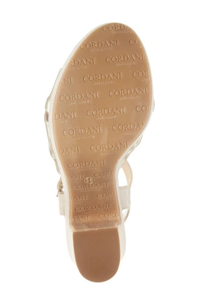 Shop Cordani Lola Knotted Platform Sandal In Platino