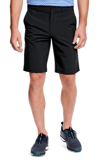 Shop Johnston & Murphy Xc4® Performance Golf Shorts In Black