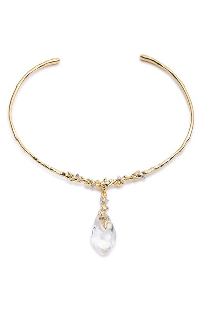 Shop Alexis Bittar Dream Rain Collar Necklace In Gold