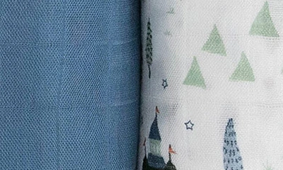 Little Unicorn 2-pack Muslin Swaddle Blanket In Dragon Days