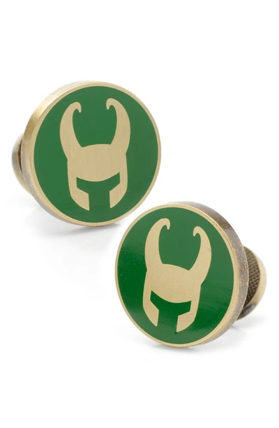 Shop Cufflinks, Inc . Loki Cuff Links In Gold