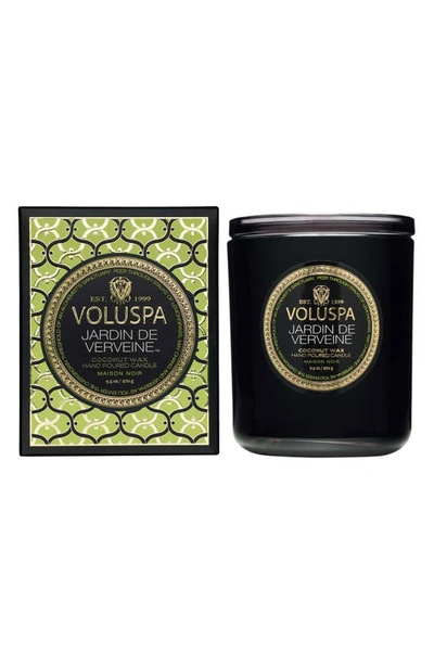 Shop Voluspa Jardin De Verveine Classic Candle, One Size oz In Black Tones