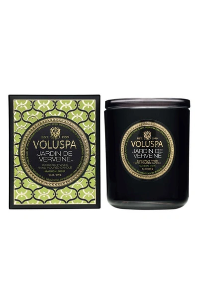 Voluspa Maison Jardin De Verveine Candle In Black Tones