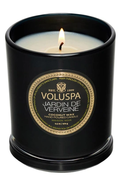 Voluspa Maison Jardin De Verveine Candle In Black Tones