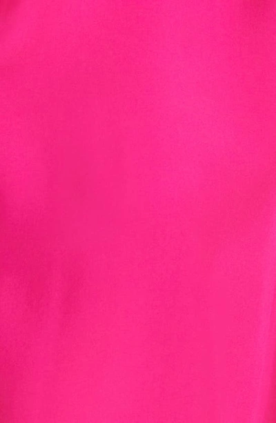 Shop Argent Silk Charmeuse Blouse In Bright Pink