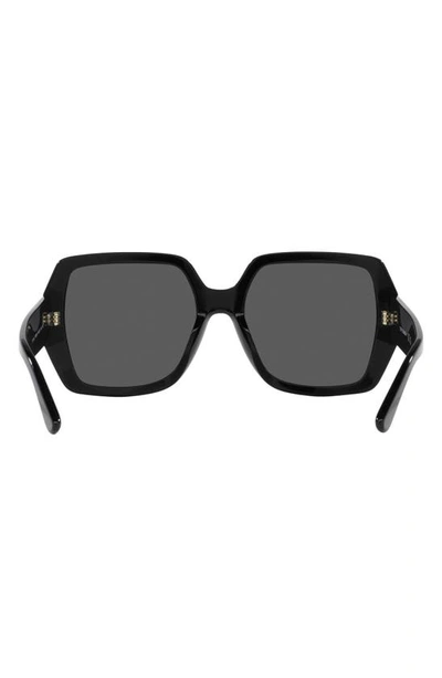 Shop Tory Burch 54mm Square Sunglasses In Black