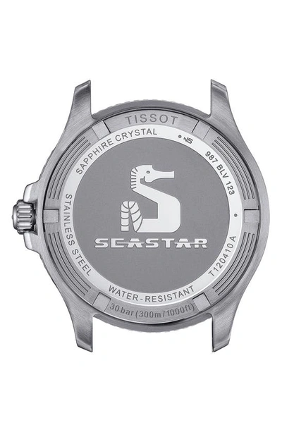 Shop Tissot Seastar 1000 Bracelet Watch, 40mm In Grey