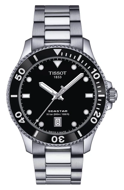 Tissot Seastar 1000 Watch, 40mm In Grey/ Silver