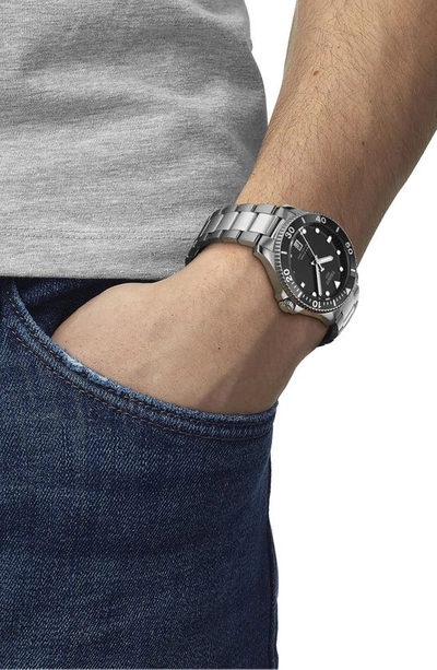 Tissot Seastar 1000 Watch, 40mm In Grey/ Silver