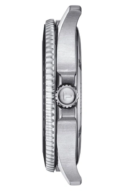 Shop Tissot Seastar 1000 Bracelet Watch, 40mm In Grey/ Silver