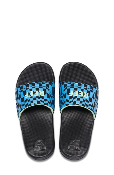 Shop Reef Kids' One Pool Slide In Swell Checkers