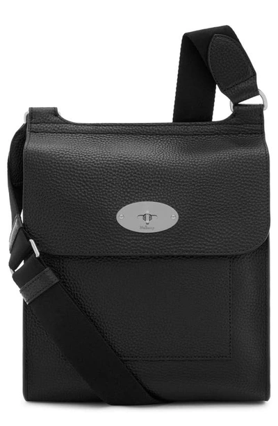 Shop Mulberry Small Anthony Classic Grain Leather Satchel In Black
