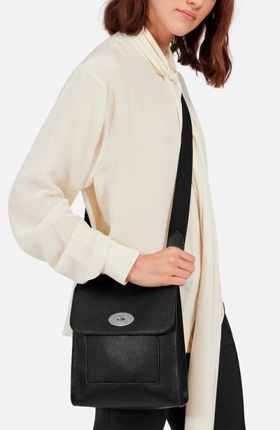 Mulberry Small Anthony Classic Grain Leather Satchel In Black