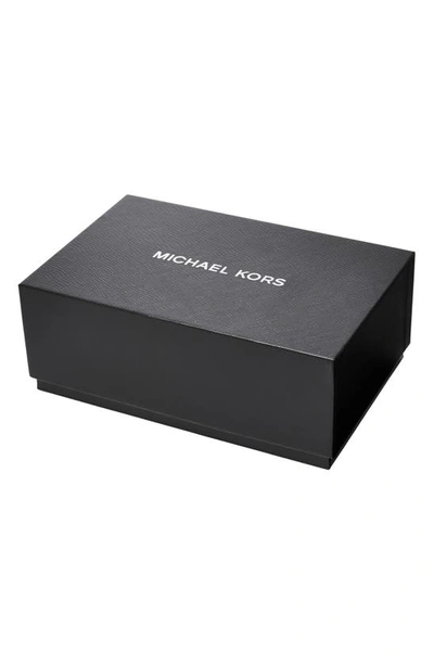 Shop Michael Michael Kors Slim Runway Bracelet Watch, 44mm & Wallet Set In Gunmetal