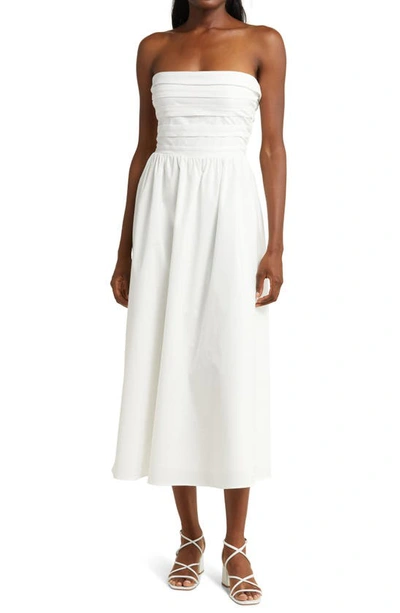 Shop Wayf Convertible Strapless Dress In Ivory